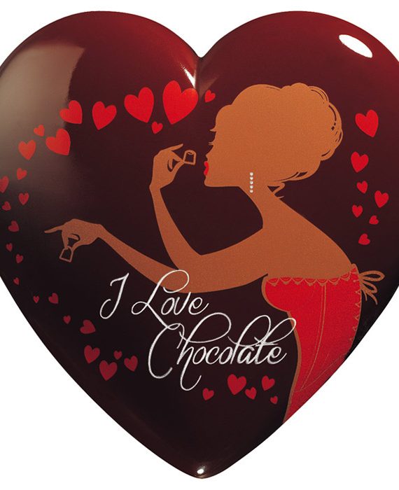Blister - Coração I love chocolate