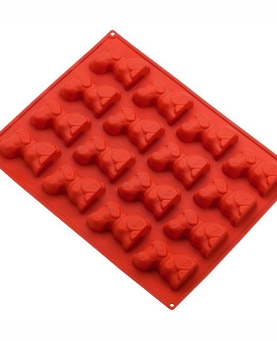 Forma de silicone multi porção cachorros