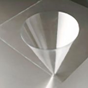 Molde de plástico mono porção “cone”